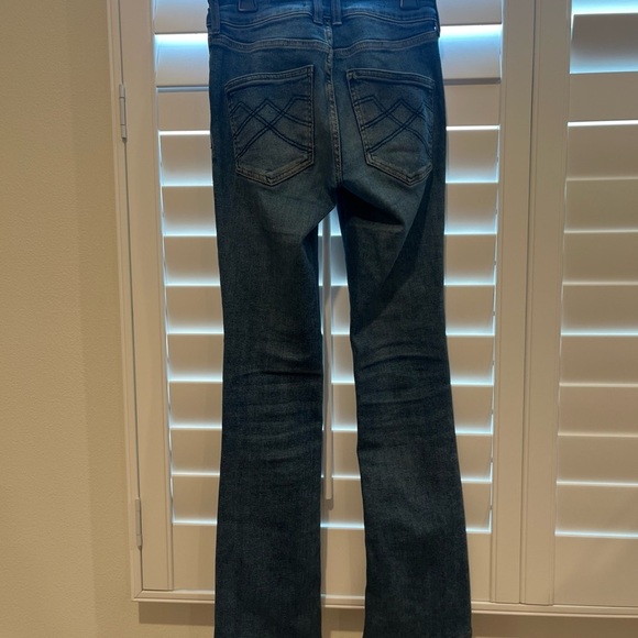 We The Free Jeans Women's 26 Slim Fit Bootcut MediumWash Blue Stretch Denim Pant - Picture 6 of 8